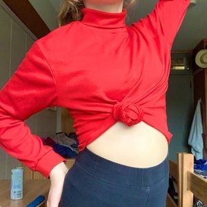 *3 FOR $10 BLUNDLE* red turtleneck sweater